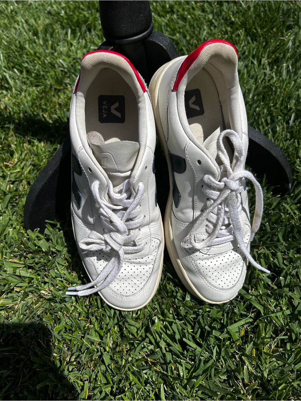 Veja‎ V-10 Low Top White Nautico Pekin Sneakers